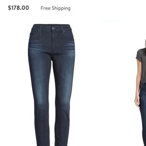 AG The Farrah high rise skinny jeans size 27